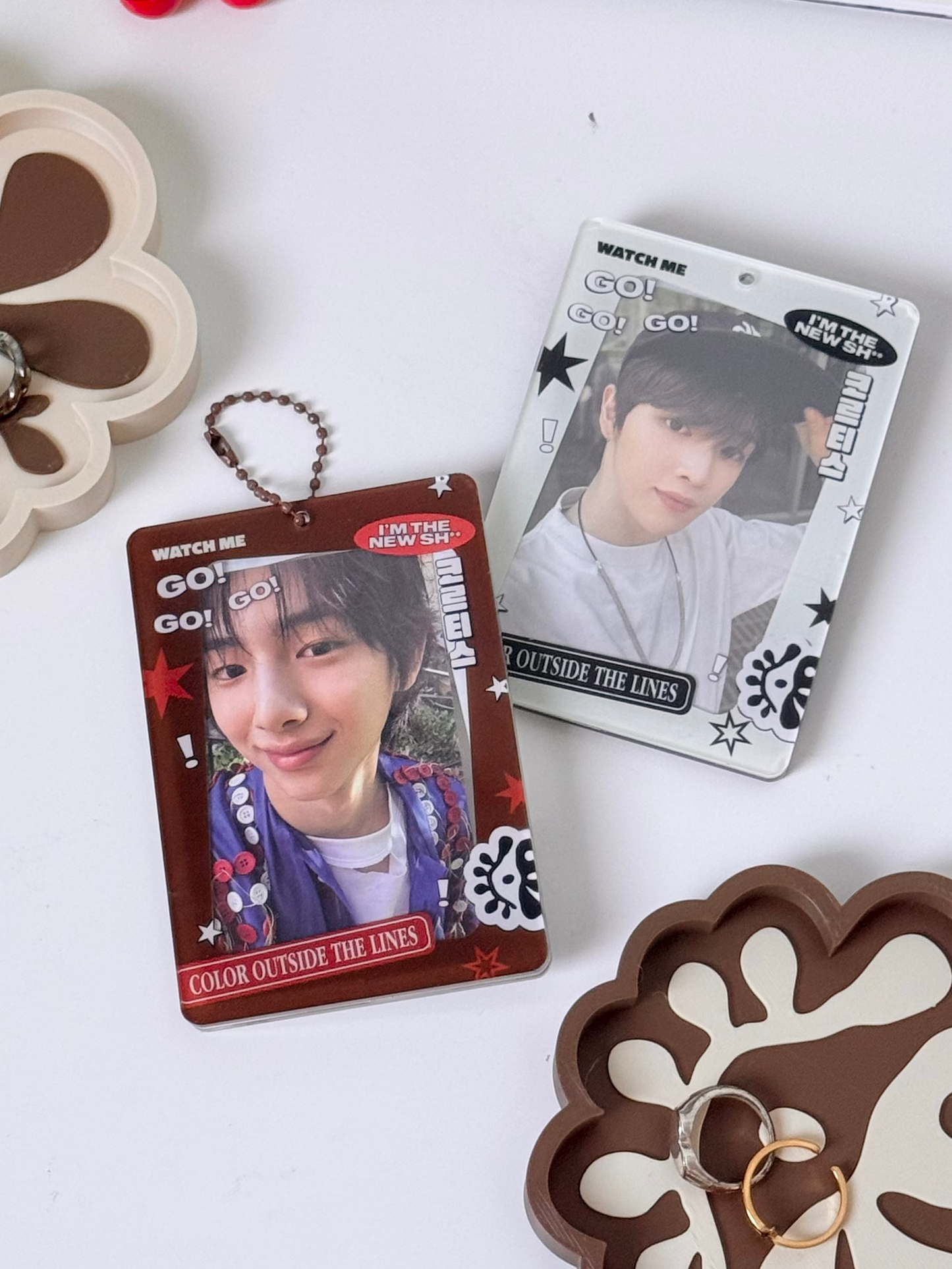 Cortis acrylic double sided photocard holder