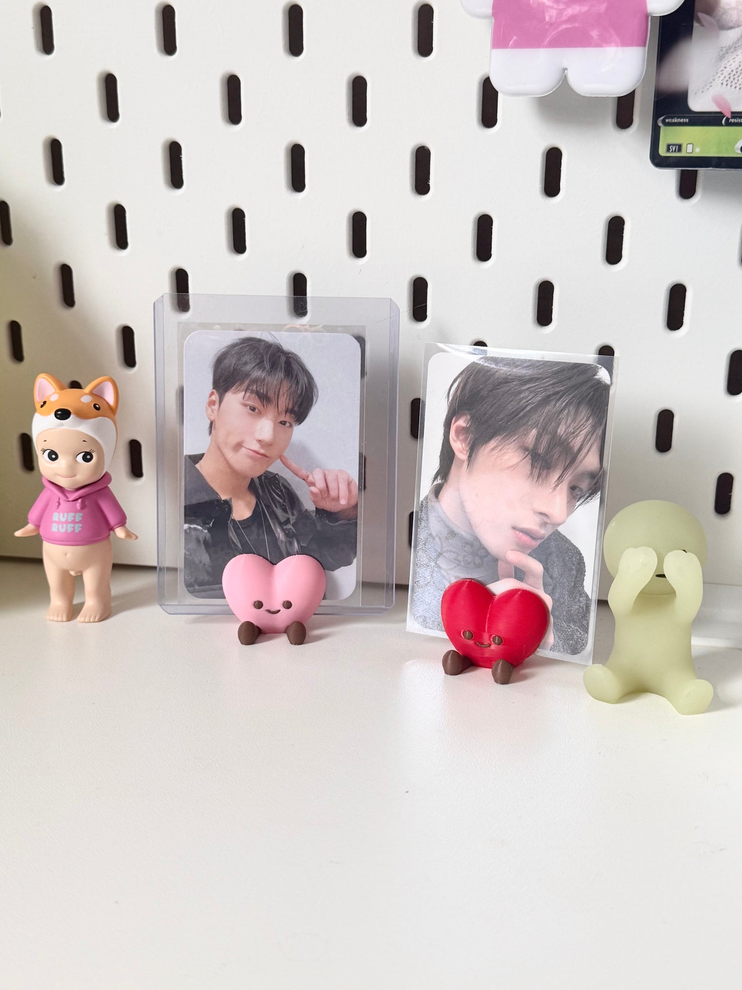 Heart toploader holder