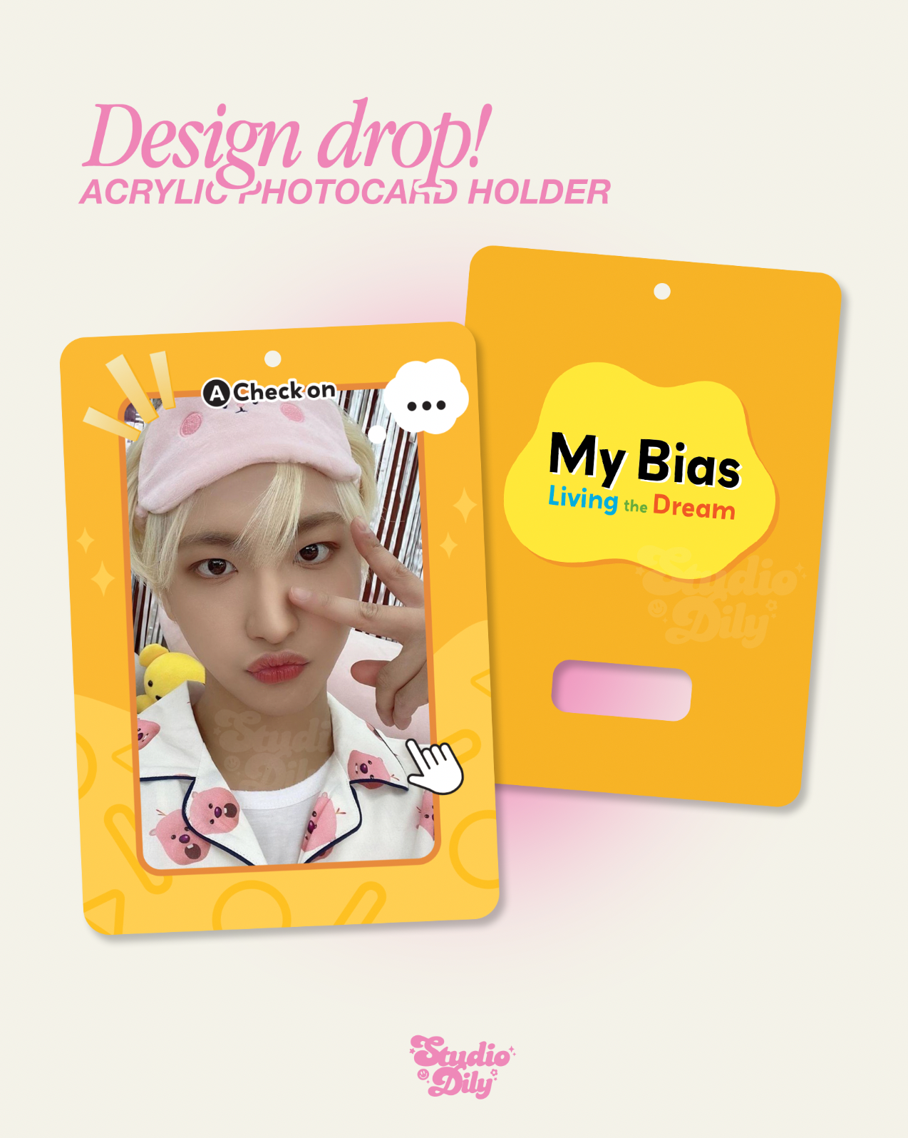 TD:LTD Game inspired acrylic photocard holder