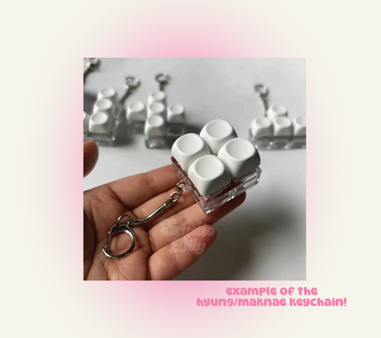 SKZOO keycap keychain!