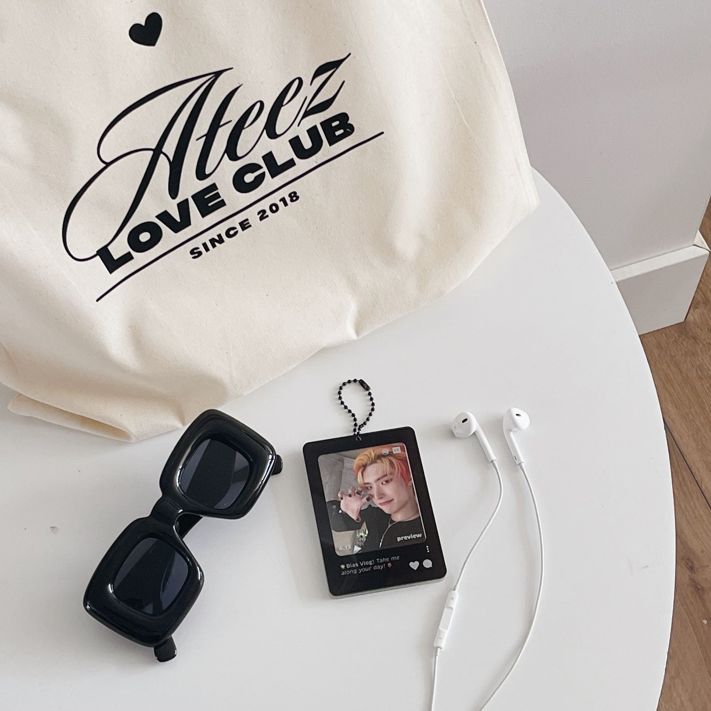 Ateez "Love Club" Tote bag