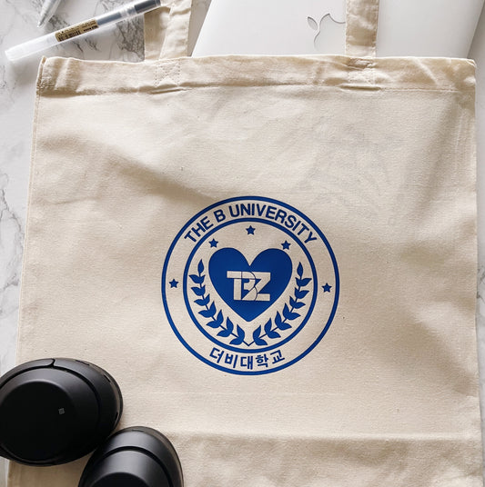 The Boyz "university" tote bag