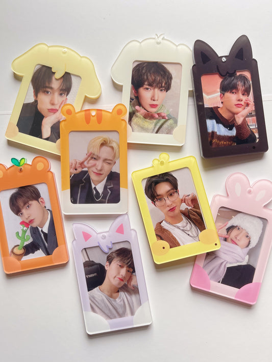 Ateez aniteez acrylic photocard holder