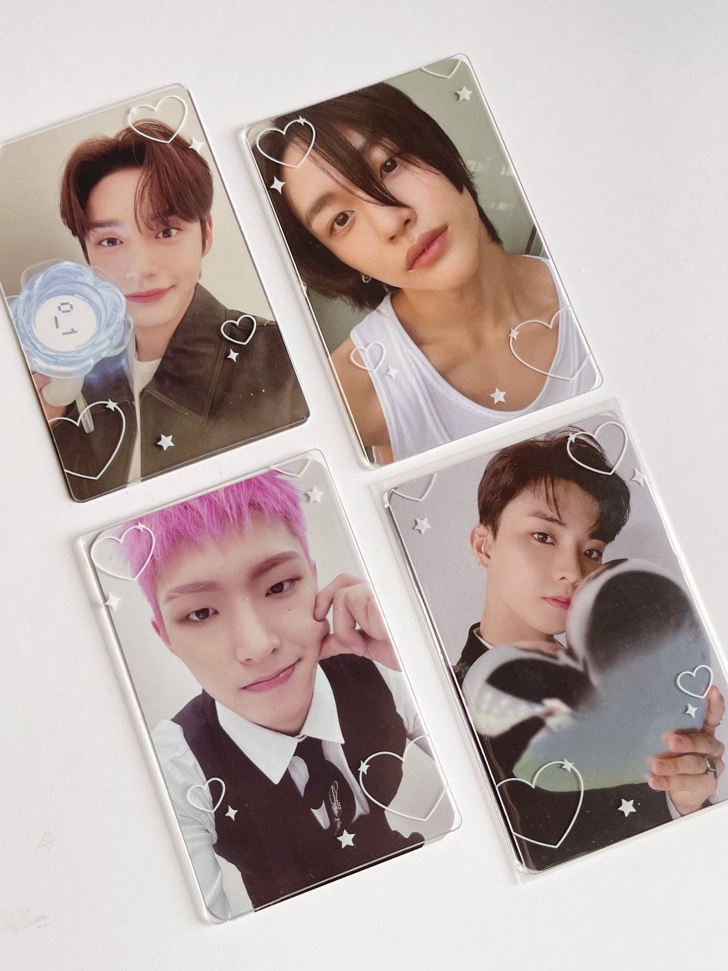 Line heart photocard deco frames!