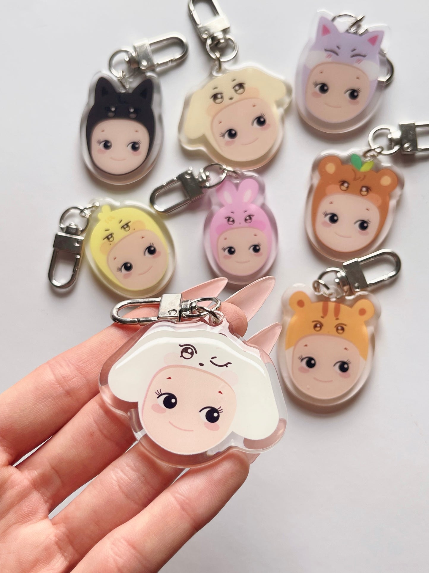 Ani Angels acrylic keychain