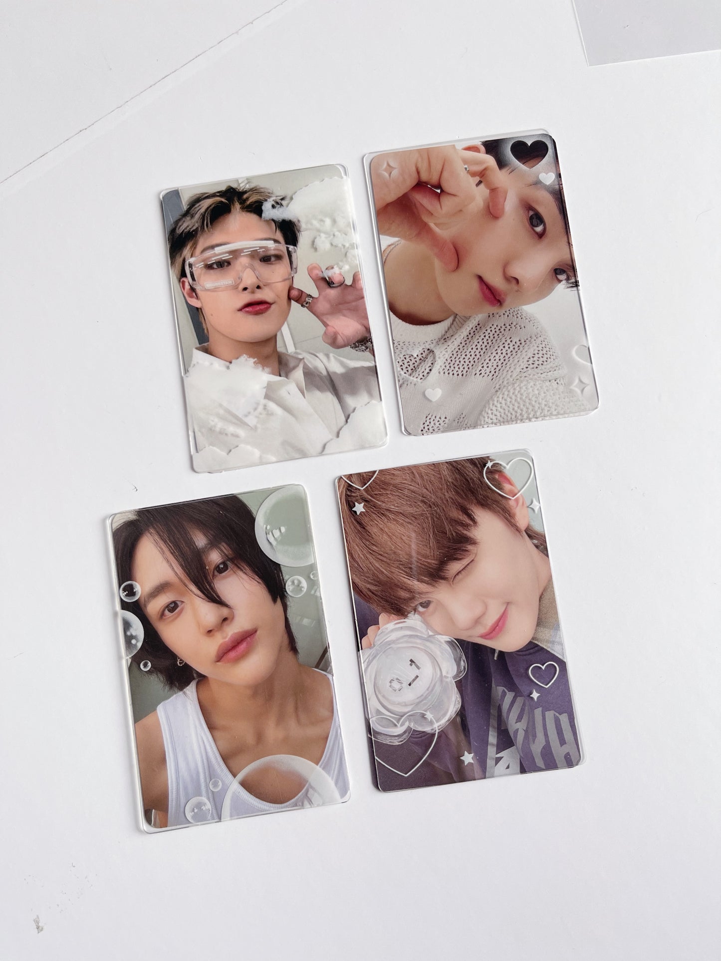 Clear photocard deco frames set!