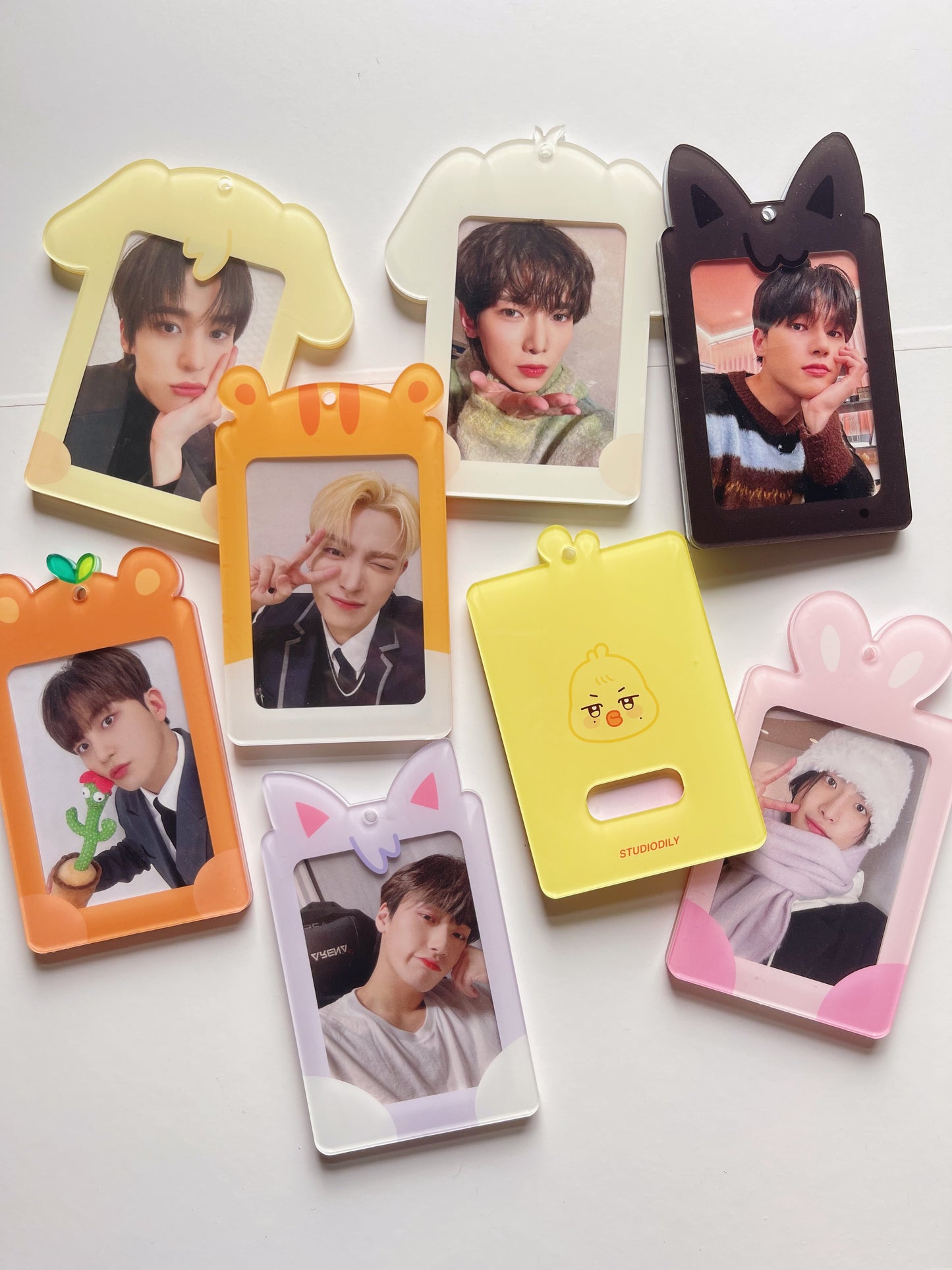 Ateez aniteez acrylic photocard holder