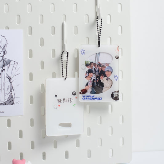 Riize inspired acrylic double sided photocard holder