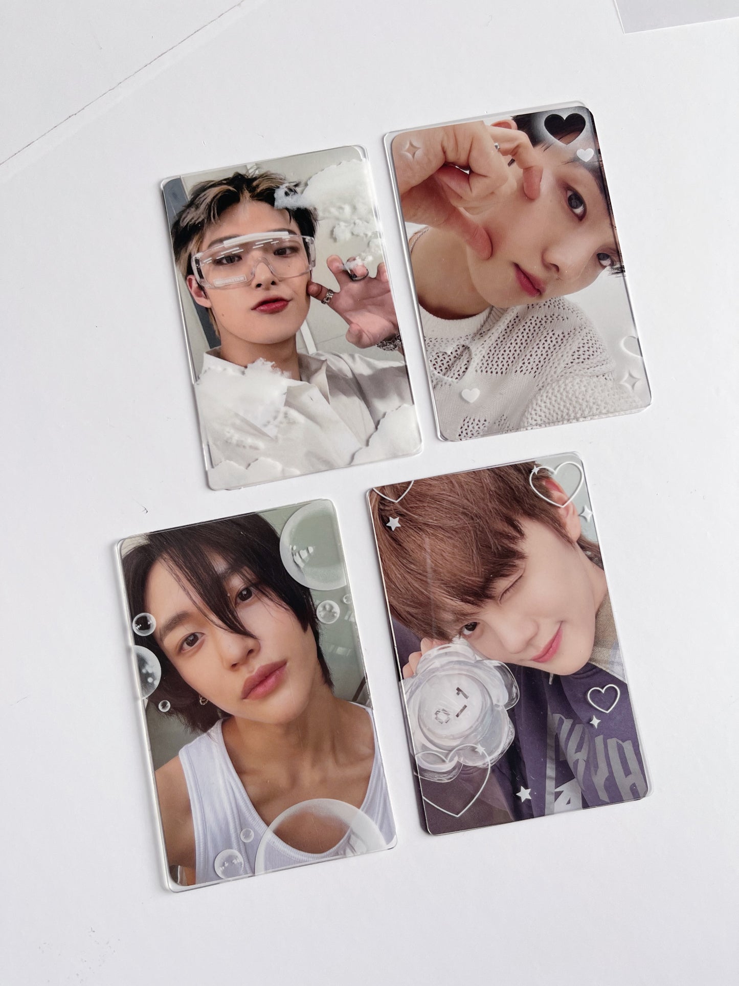 Clear photocard deco frames set!