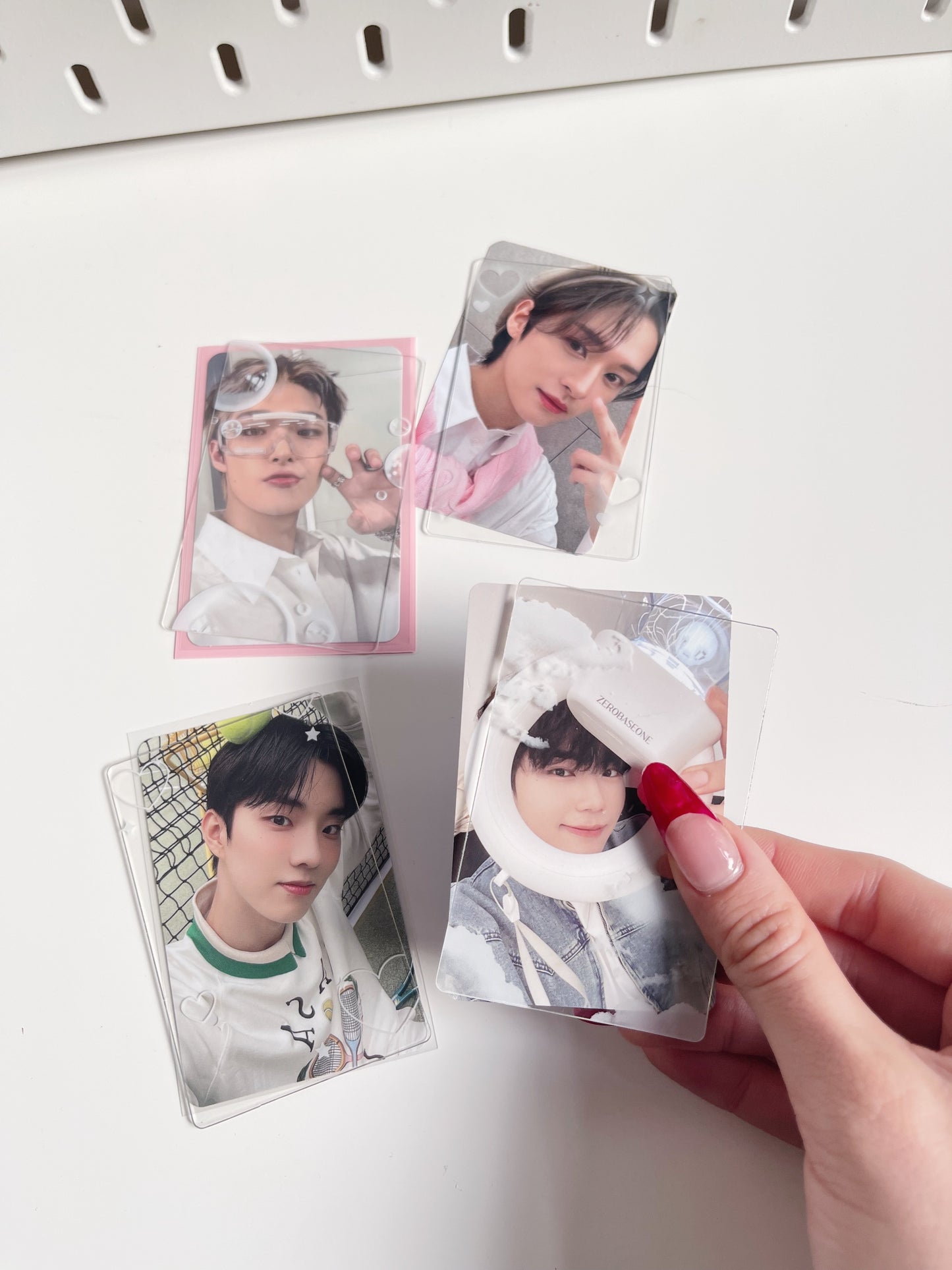 Clear photocard deco frames set!