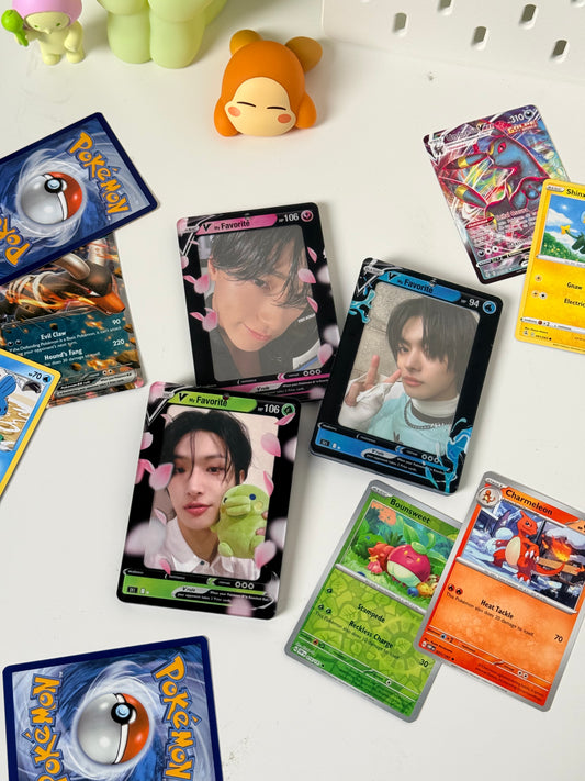 Trading card v2. acrylic double sided photocard holder