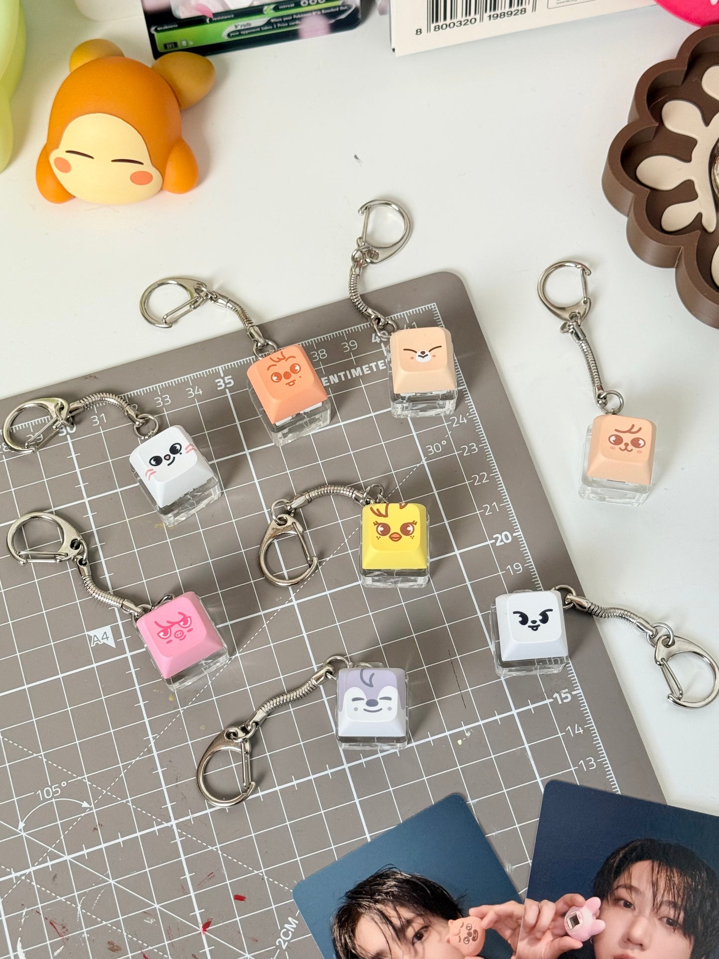 SKZOO keycap keychain!