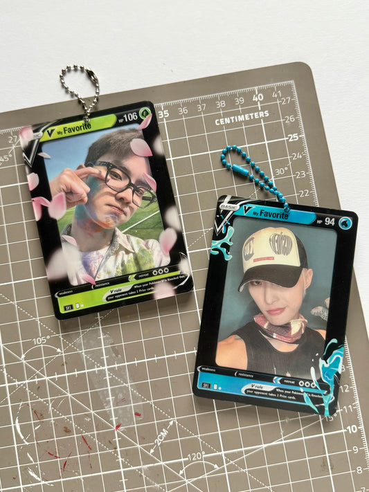 Trading card v2. acrylic double sided photocard holder