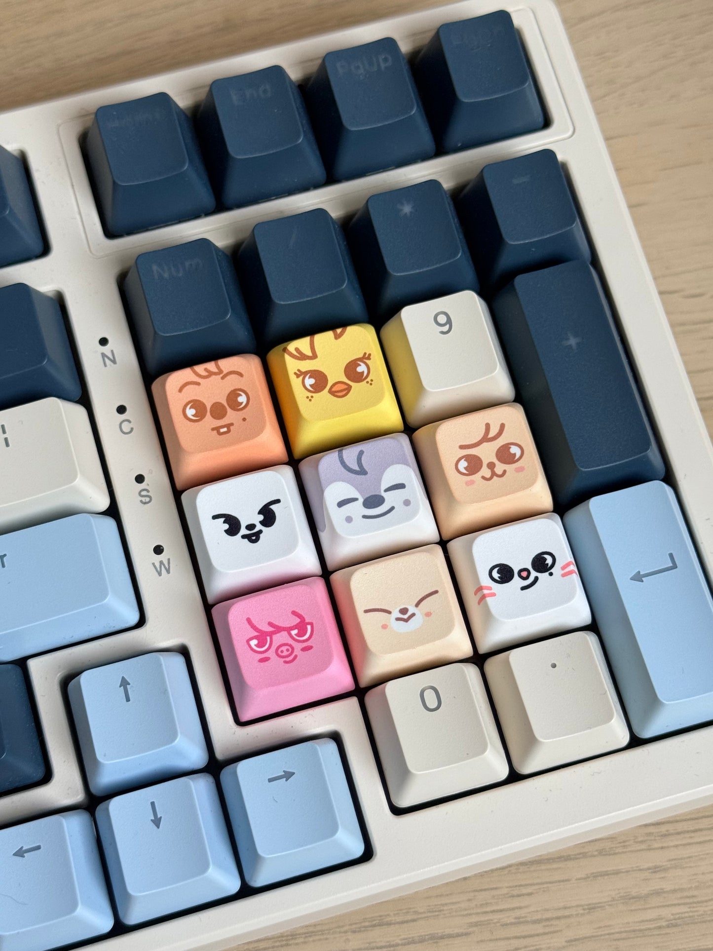 SKZOO loose keycaps