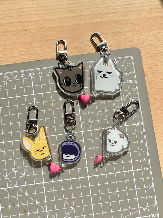 TXT magnetic friendship acrylic keychain!