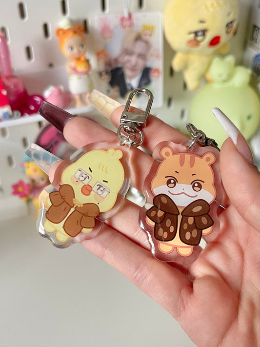 [ Secret shop! ]  Mingi and Hongjoon "Work" keychain