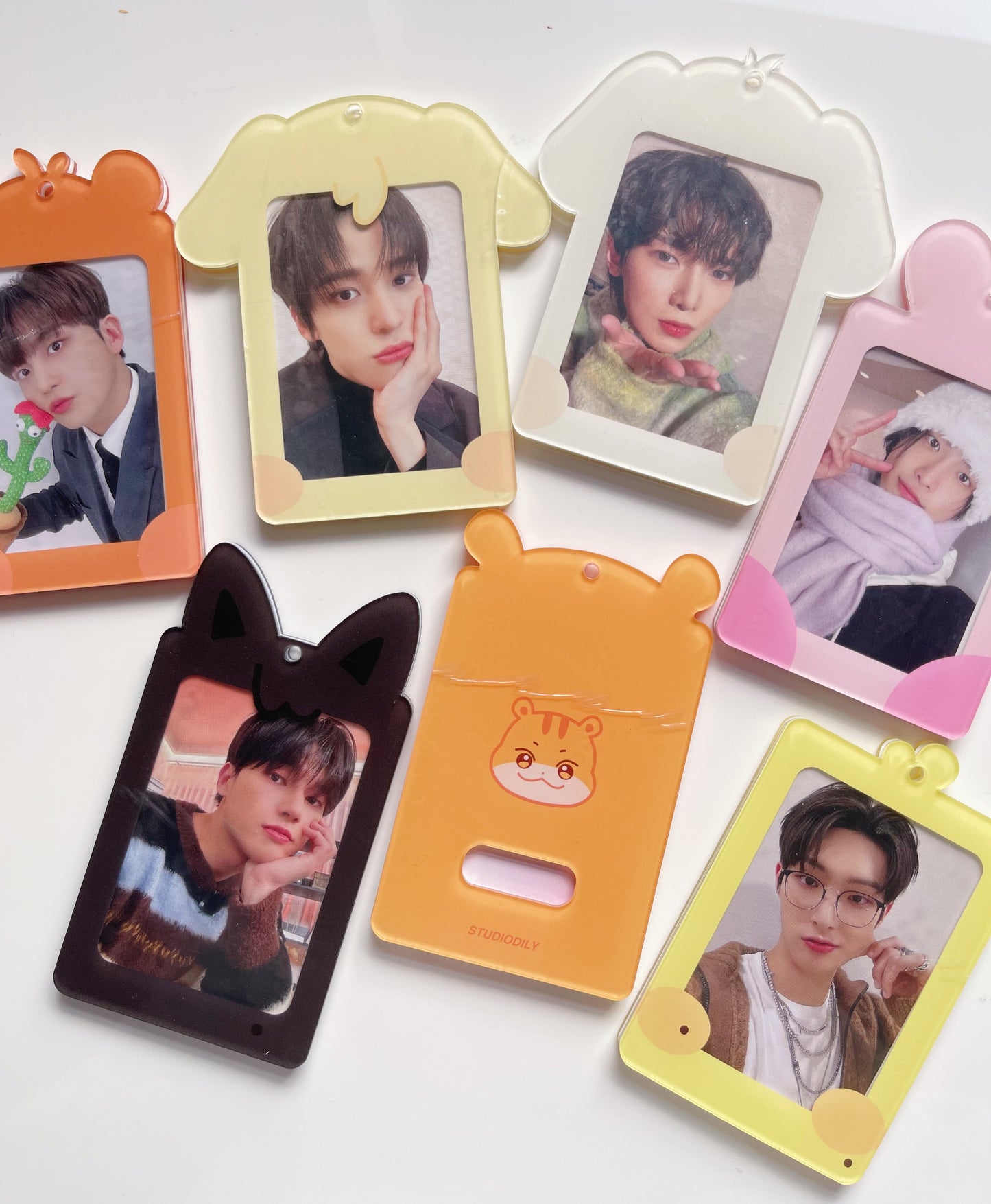 Ateez aniteez acrylic photocard holder