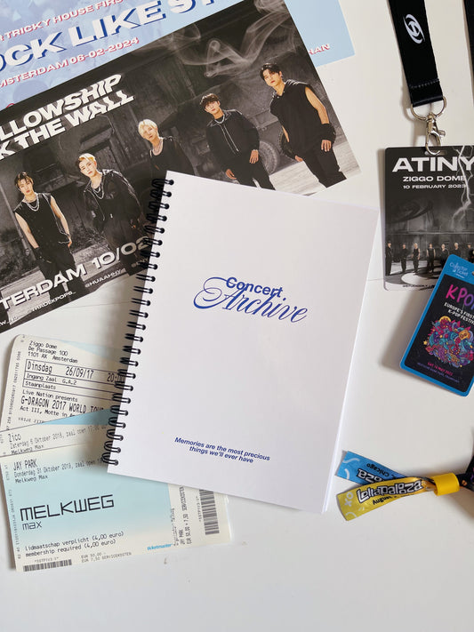 A5 Concert journal!