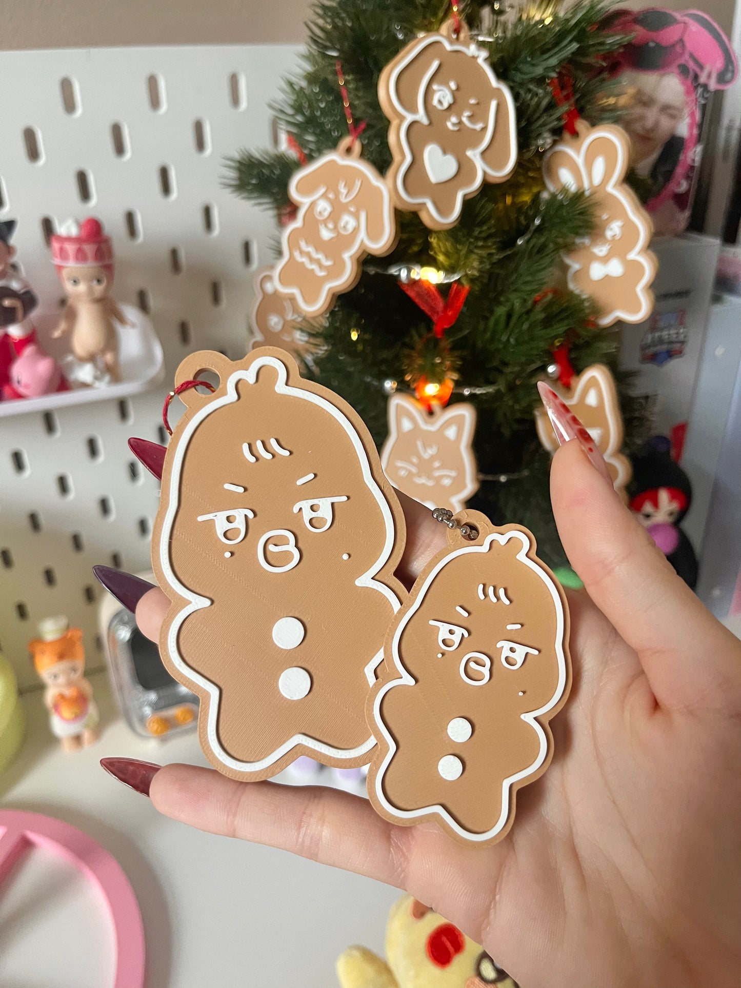 Ani gingerbread keychains / Christmas ornaments!