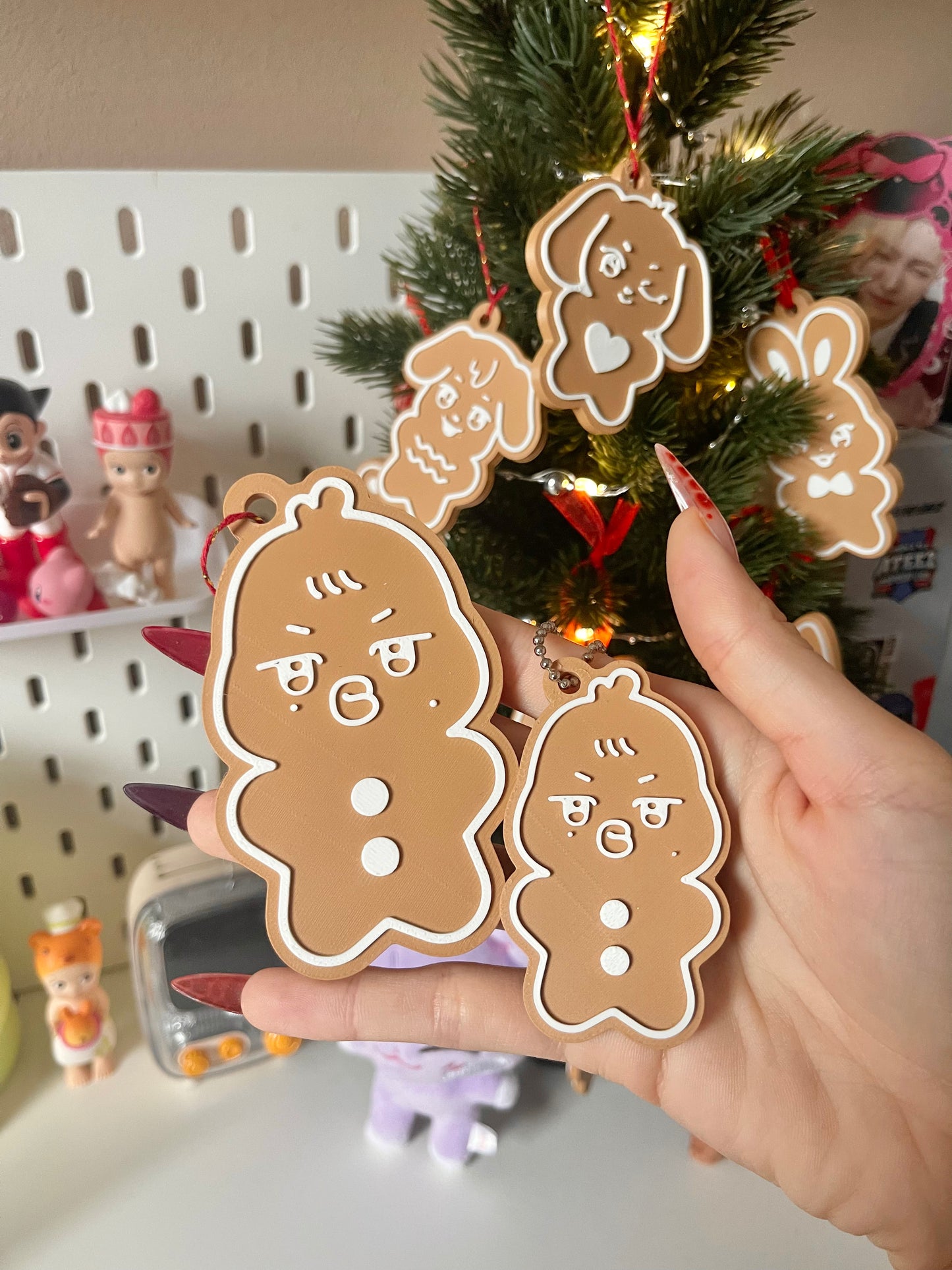 Ani gingerbread keychains / Christmas ornaments!