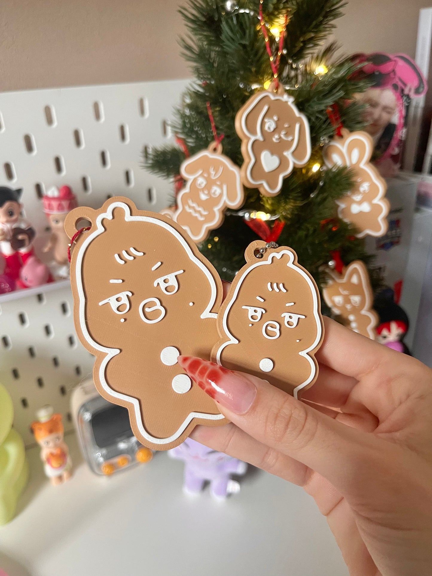 Ani gingerbread keychains / Christmas ornaments!