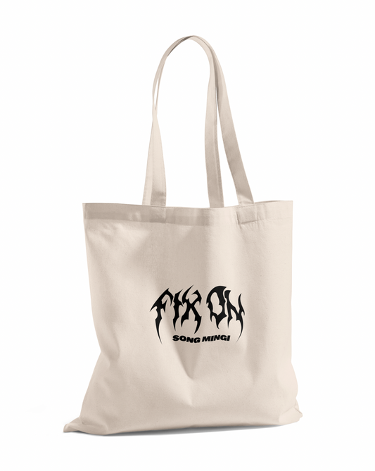 Ateez Mingi "Fix on" tote bag