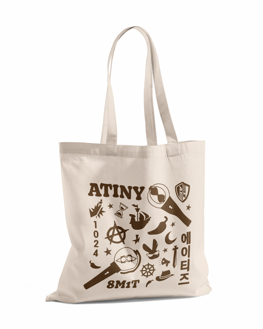 Ateez x Atiny tote bag