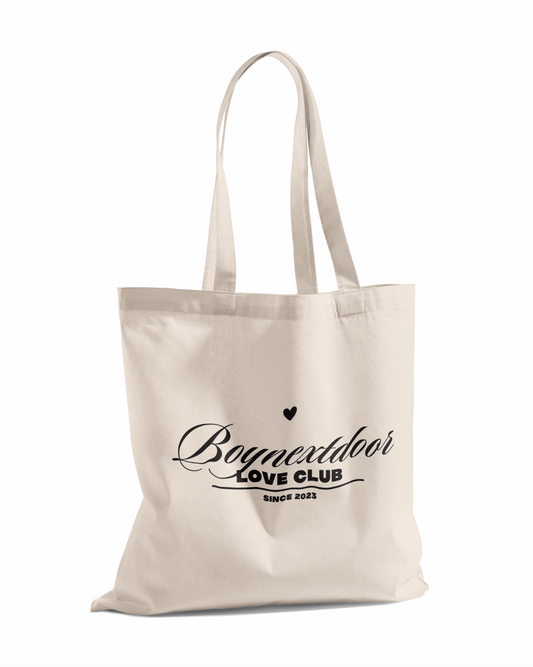 Boynextdoor love club tote bag