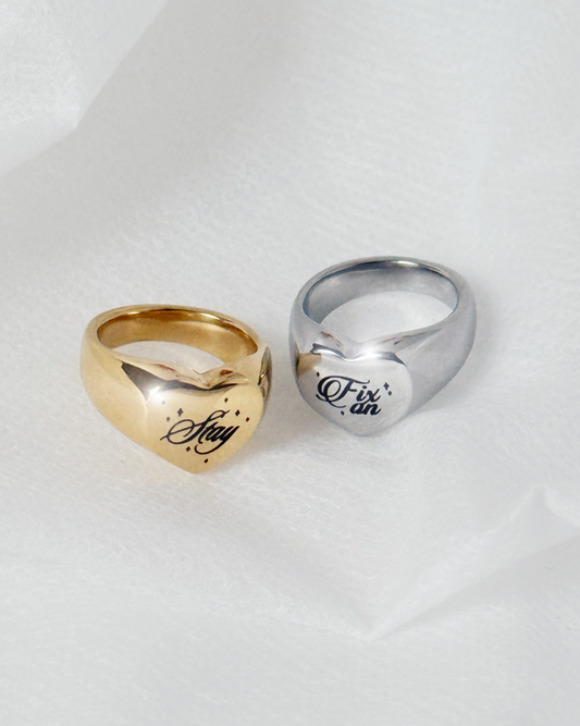[ PREORDER ] Atiny/Stay/Fix on hearts ring