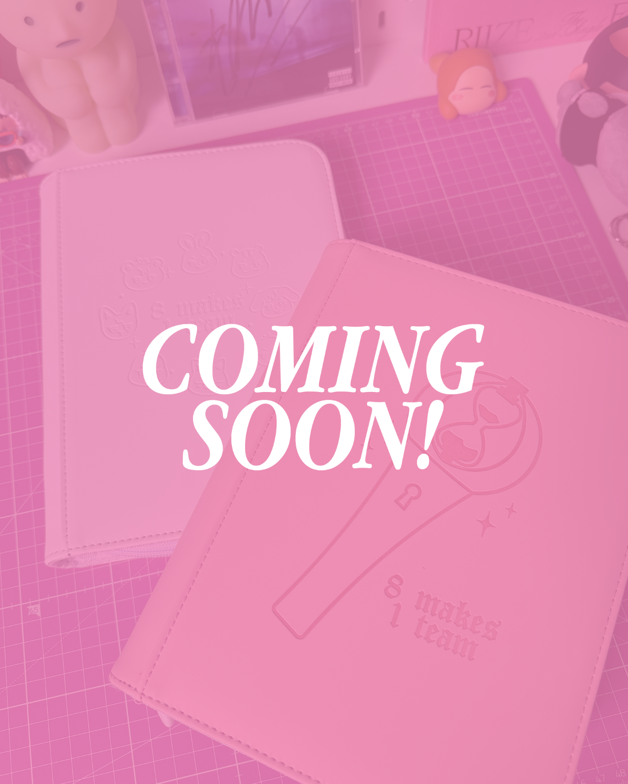 [ COMING SOON ] Ateez 4-pocket A5 photocard binder