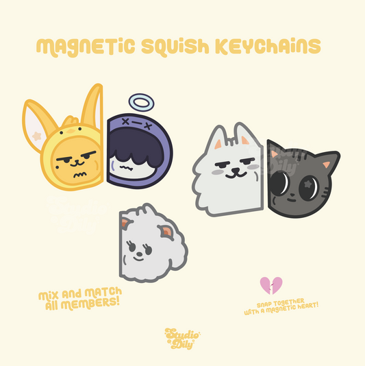 [ PREORDER ]  TXT magnetic friendship acrylic keychain!