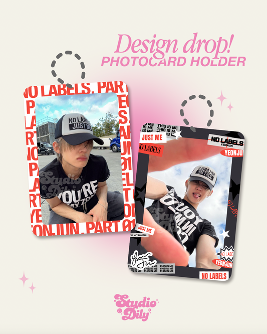 Yeonjun "NO LABELS" acrylic double sided photocard holder