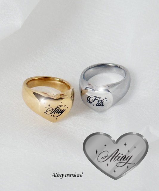[ PREORDER ] Atiny/Stay/Fix on hearts ring
