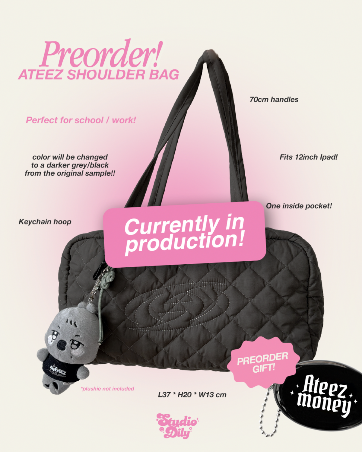 [ PREORDER! ] Ateez shoulder bag