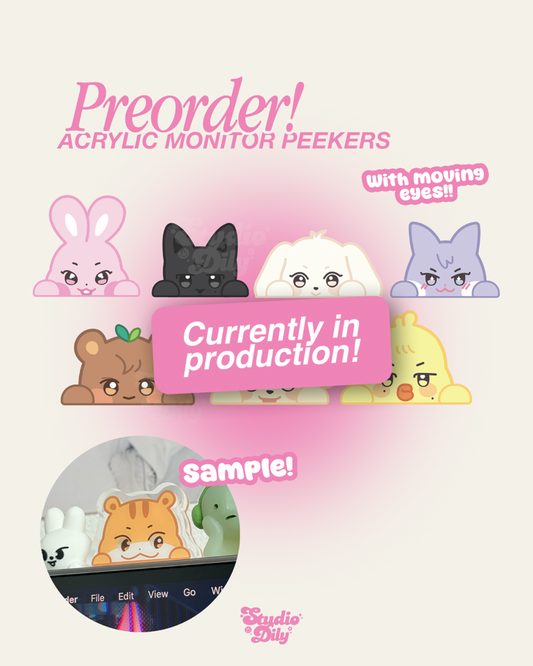 [ PREORDER ] Aniteez acrylic monitor peeker